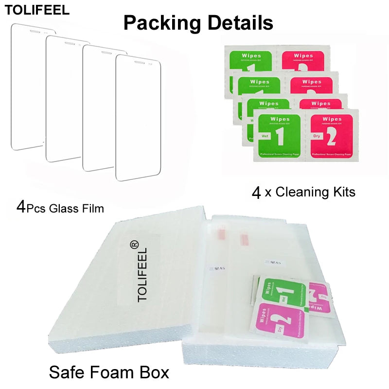 4 Piezas de Vidrio Templado para Samsung Galaxy S25 FE, Protector de Pantalla Transparente para Samsung S25 FE S25FE