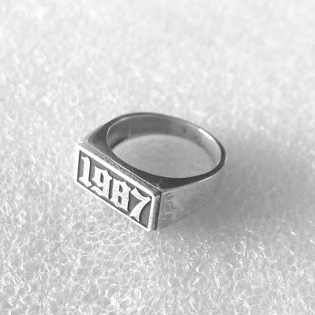 Anillo de bodas 3D personalizado para parejas Personalizar Anillo 3D de acero inoxidable chapado en oro de 18 quilates Regalos personalizados para el día del padre de cumpleaños