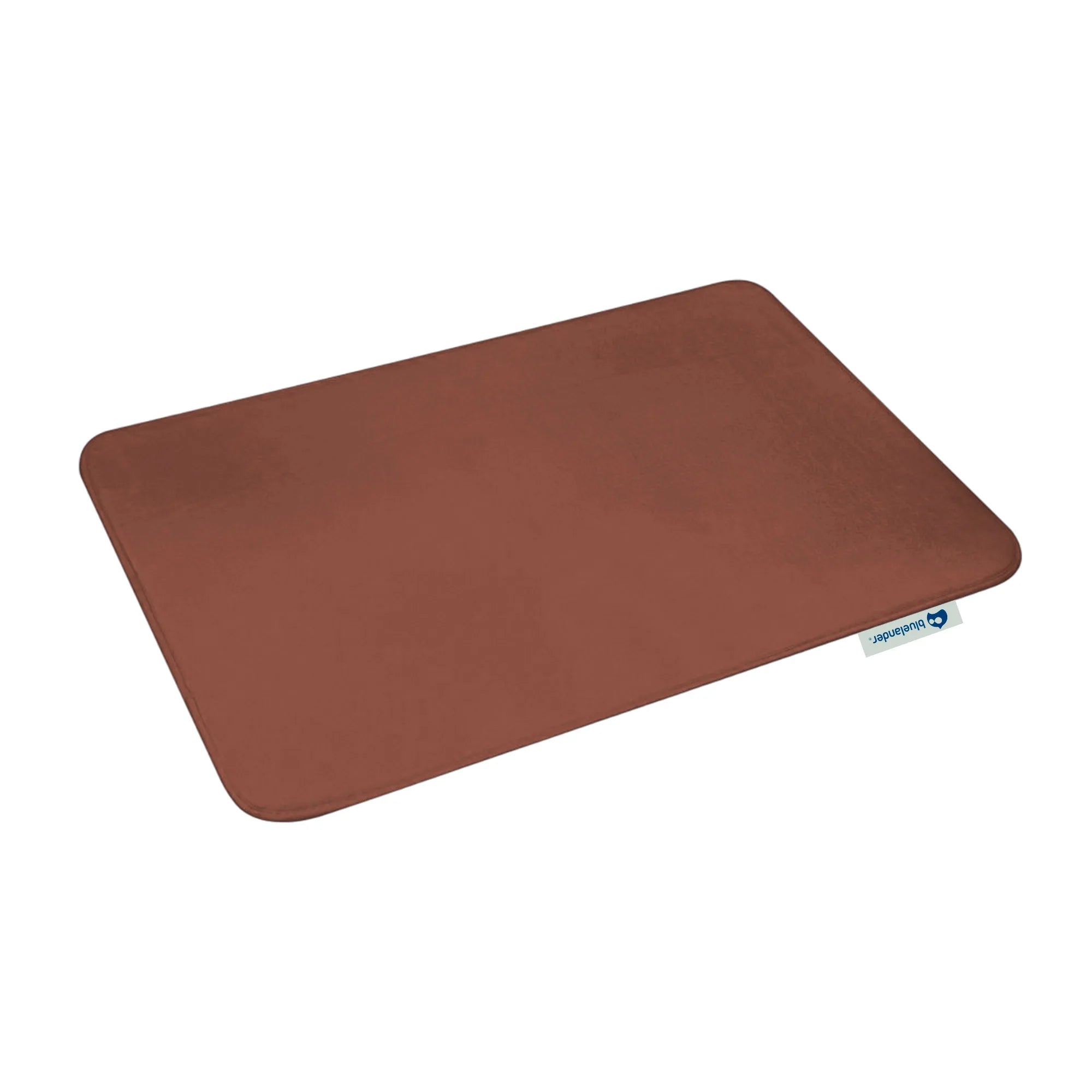 Bluelander Tapete de Baño Antiderrapante Memory Foam, Espuma Viscoelástica Gruesa, Alfombrilla de Baño Antideslizante de Terciopelo, Super Absorbente y Suave para Todo Hogar (1 Pieza)