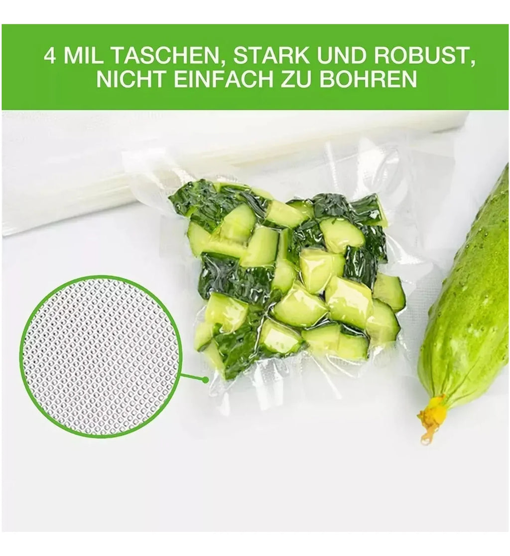 Kit 6 Rollos Bolsas Sellados Lab.G Al Vacío Alimentos 3 Tipos/3 M