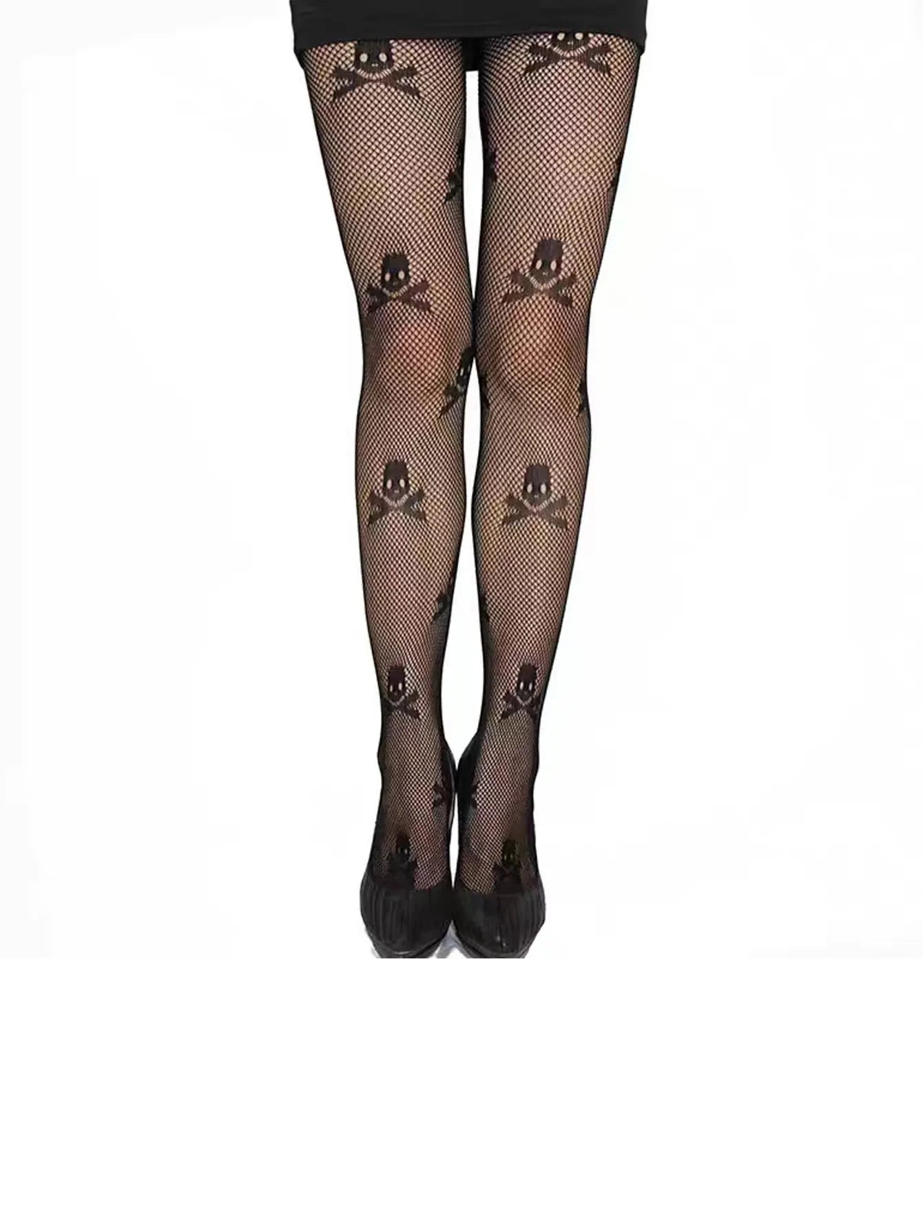 Medias largas de rejilla sexis para mujer, pantimedias de red de pescado, medias de nailon de malla, lencería negra de verano, medias de cintura alta hasta el muslo