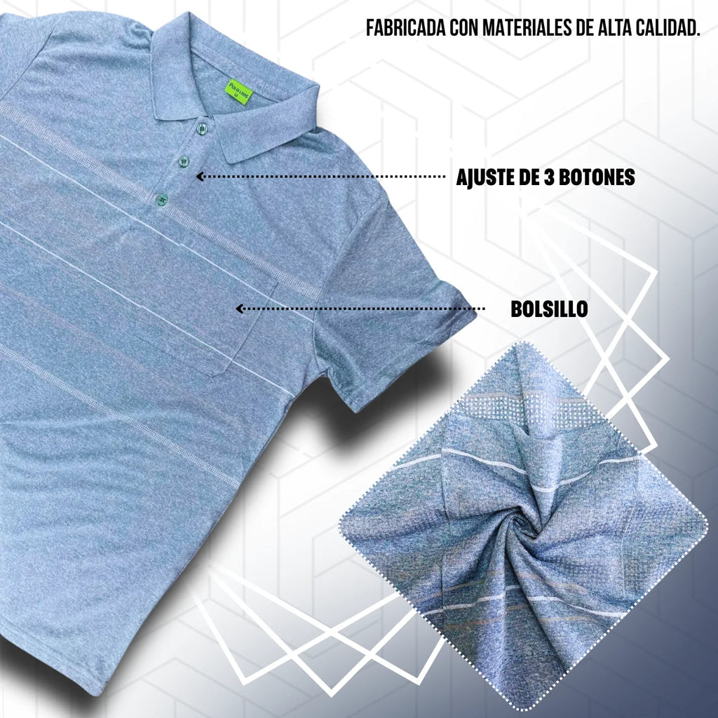 Playera polo hombre