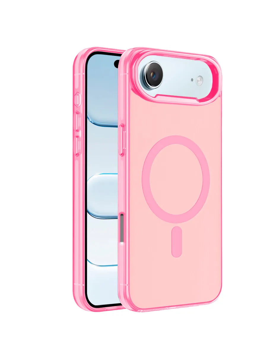 Funda Case Deluxe Uso Rudo Para Iphone Air Magsafe Magnética Premium Color Protección
