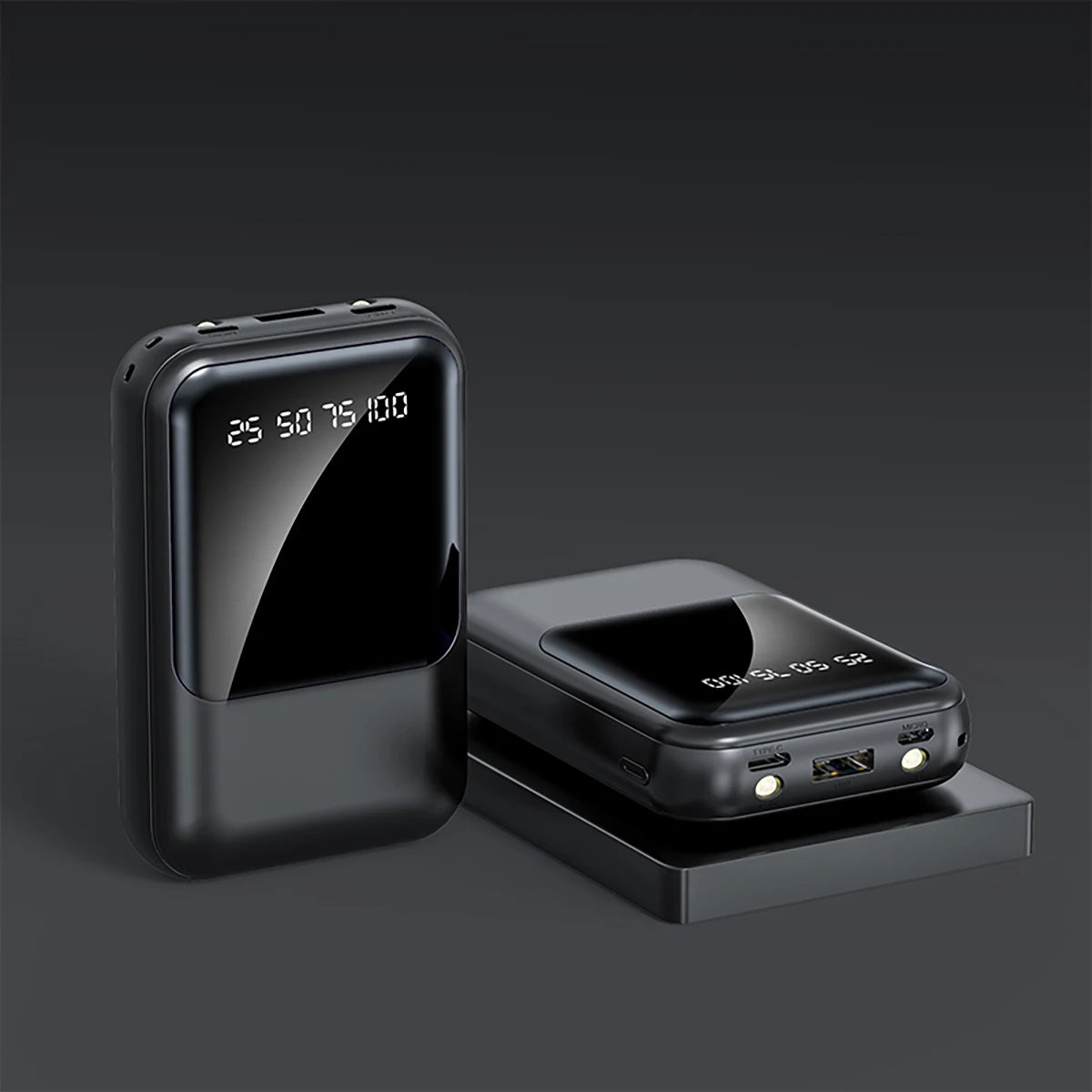 Power Bank Batería Portátil 20000mah YISEN Carga rápida Pantalla LED digital cargador portátil Con Luz LED