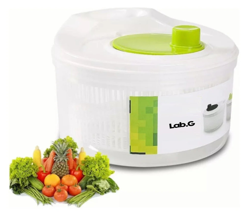 Centrifugador De Verduras | Secador De Lechuga Para Cocina Blanco Lab.G