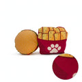 Juguete de peluche para mascota, Pack de papas fritas con hamburguesa, suministros para mascota,para perros y gatos, pequeños o grandes, juguetes de lana ,