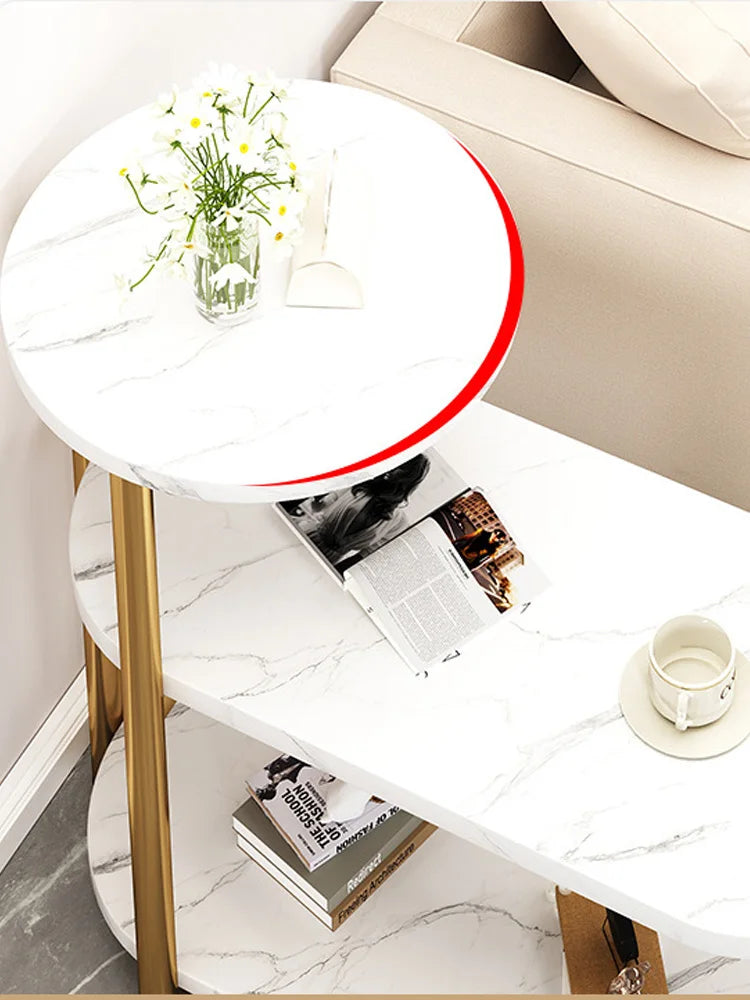 Mesa Minimalista Lateral Moderna Multiusos De 3 Niveles
