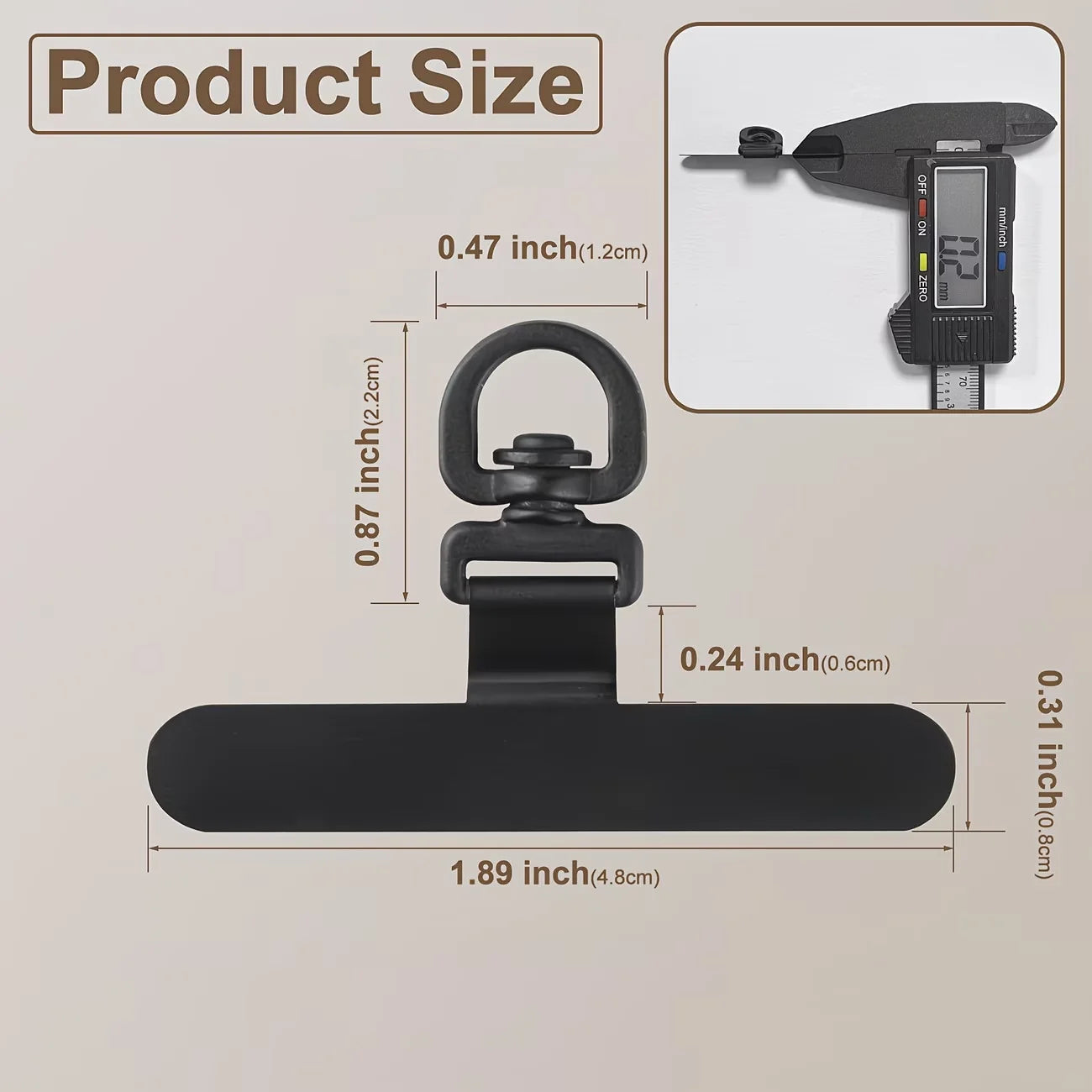 2 piezas de 360 °   Conectores giratorios de acero inoxidable para colgar teléfonos móviles, parches metálicos de seguridad para pulseras de teléfono móvil