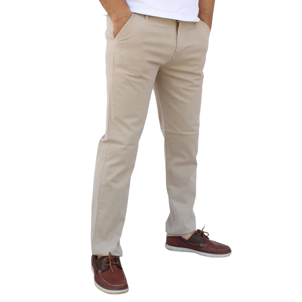 Pantalón Recto de Gabardina Stretch John Silver Jeans
