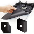 2pcs Almohadilla de aceite antiadherente para estufa de Gas, Protector de estufa de Gas resistente al calor, alfombrilla de limpieza de estufa doble reutilizable, Kit integrado,