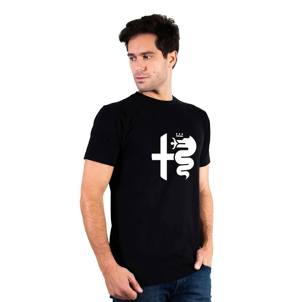 Playera de Algodón Hombre Cuello Redondo AR 115
