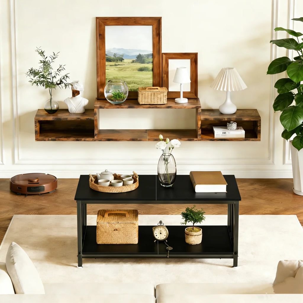 Mesa De Centro Cuadrado Minimalista Moderno Mesas De Centro Cuadrado Minimalista Moderno Auxiliar Mesa De Centro, Mesa Para Sala De Madera Moderno