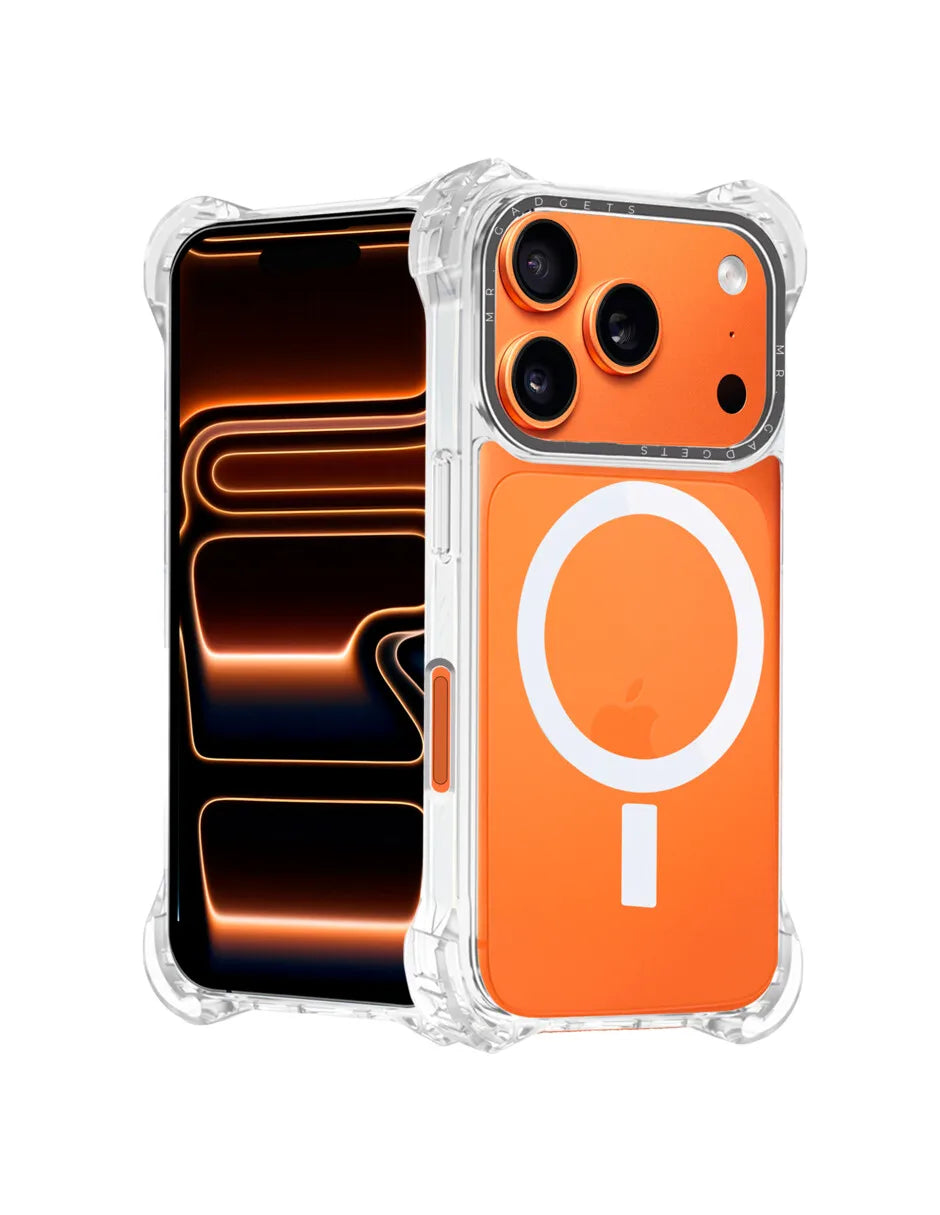 Funda ultra bounce resina epoxi MR GADGETS compatible con iPhone 17 Pro Resistente Moda Colores Uso rudo Protección