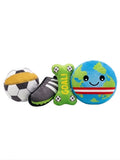Set de 4 juguetes para mascota ,Juguete de peluche para mascota, Pack de estilo del mundial, suministros para mascota,para perros y gatos, pequeños o grandes