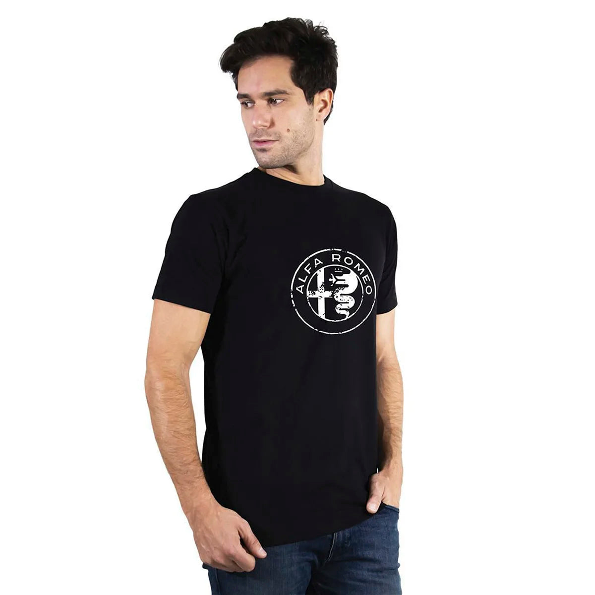 Playera de Algodón Hombre Cuello Redondo AR 116