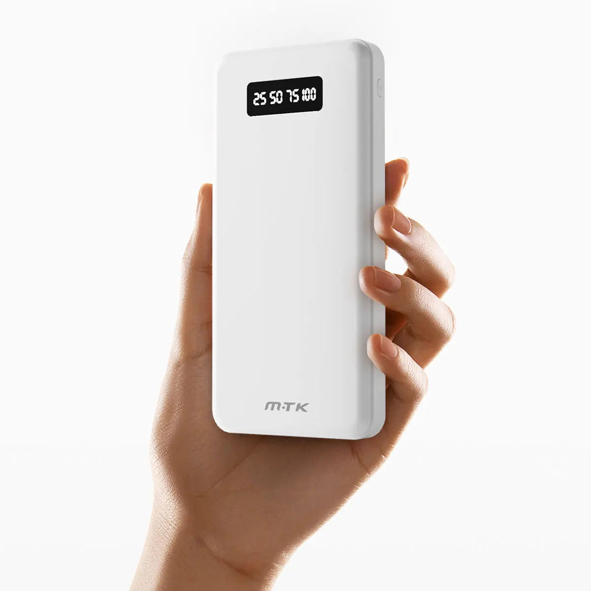 Negro Banco de Energía Portátil 10000mAh/20000mah 37Wh74wh Carga Rápida 3 USB Puertos y Pantalla LED Apto para conectores tipo c y lightning Teléfonos móviles, Tabletas