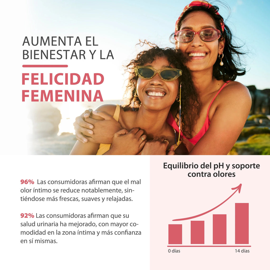 Windboss Probióticos para la Salud Íntima de la Mujer – 100 Mil Millones UFC – 32 Cepas – Con Arándano, Prebióticos y Vitamina C – Apoya el Equilibrio Femenino – 90 Cápsulas