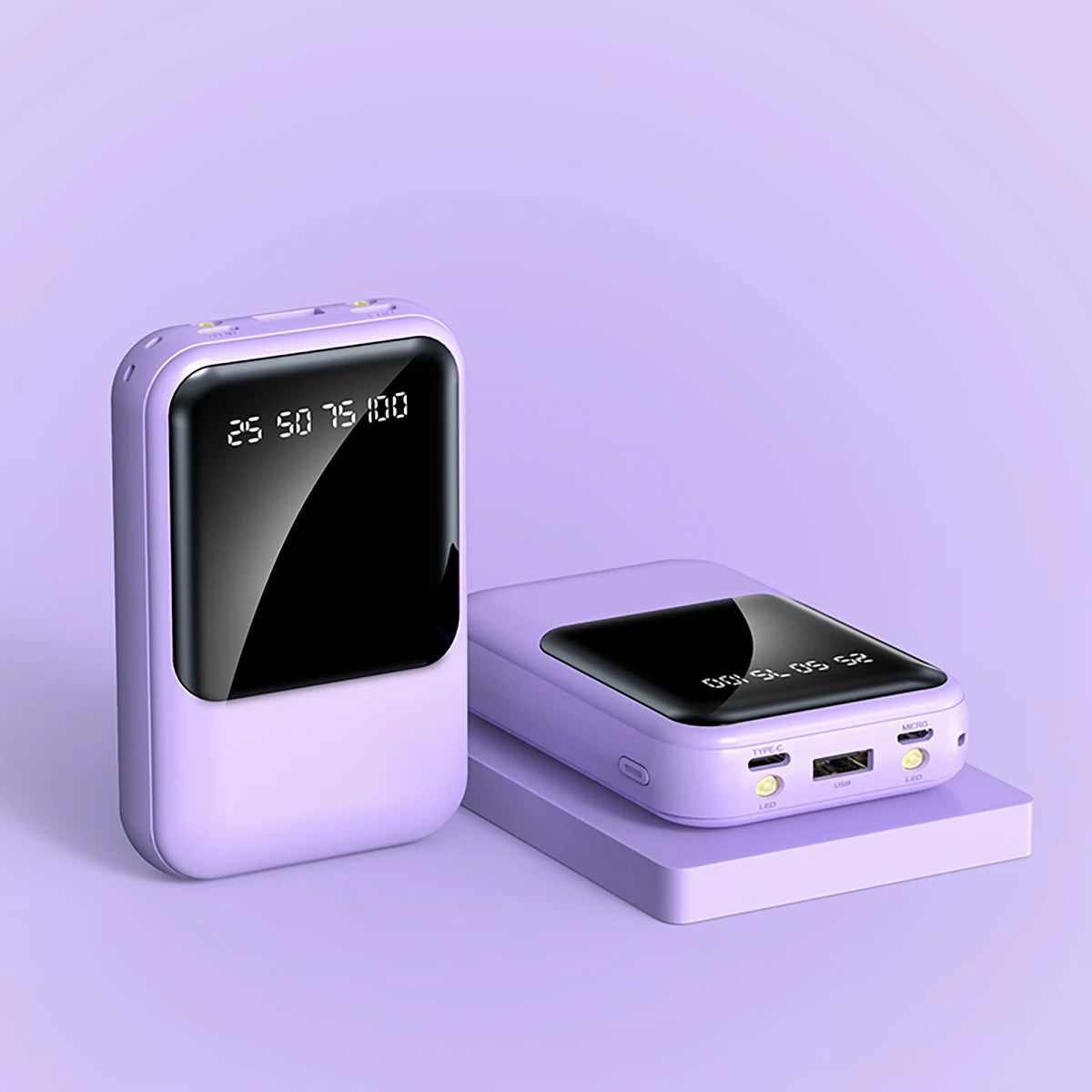 Power Bank Batería Portátil 20000mah YISEN Carga rápida Pantalla LED digital cargador portátil Con Luz LED