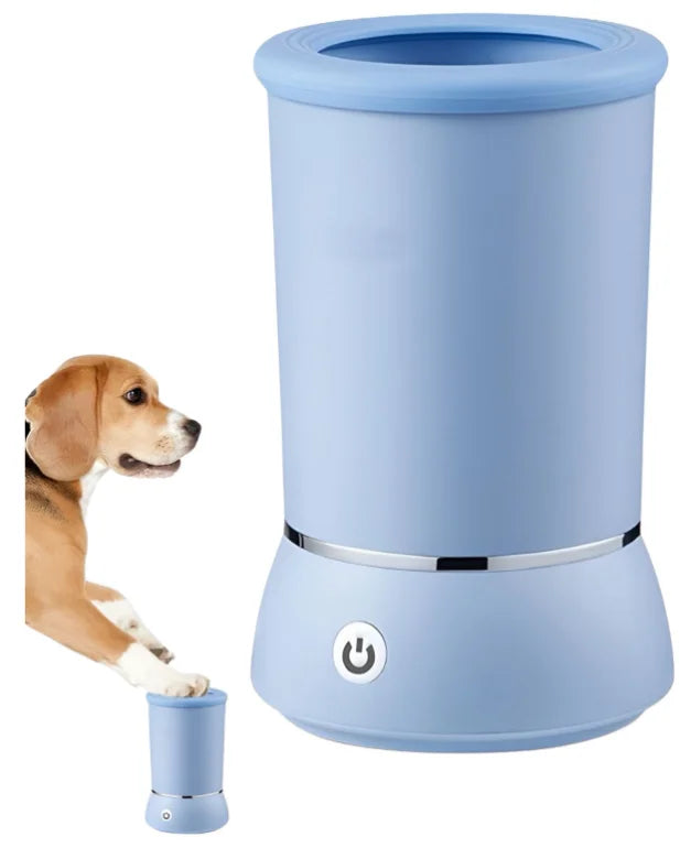 Lavador de Pies para Mascotas, Ideal para Perros y Gatos Domésticos, Vaso Portátil con Cerdas de Silicona Suave para Eliminar Suciedad y Mantener Patas Limpias en Casa o Después de Paseos