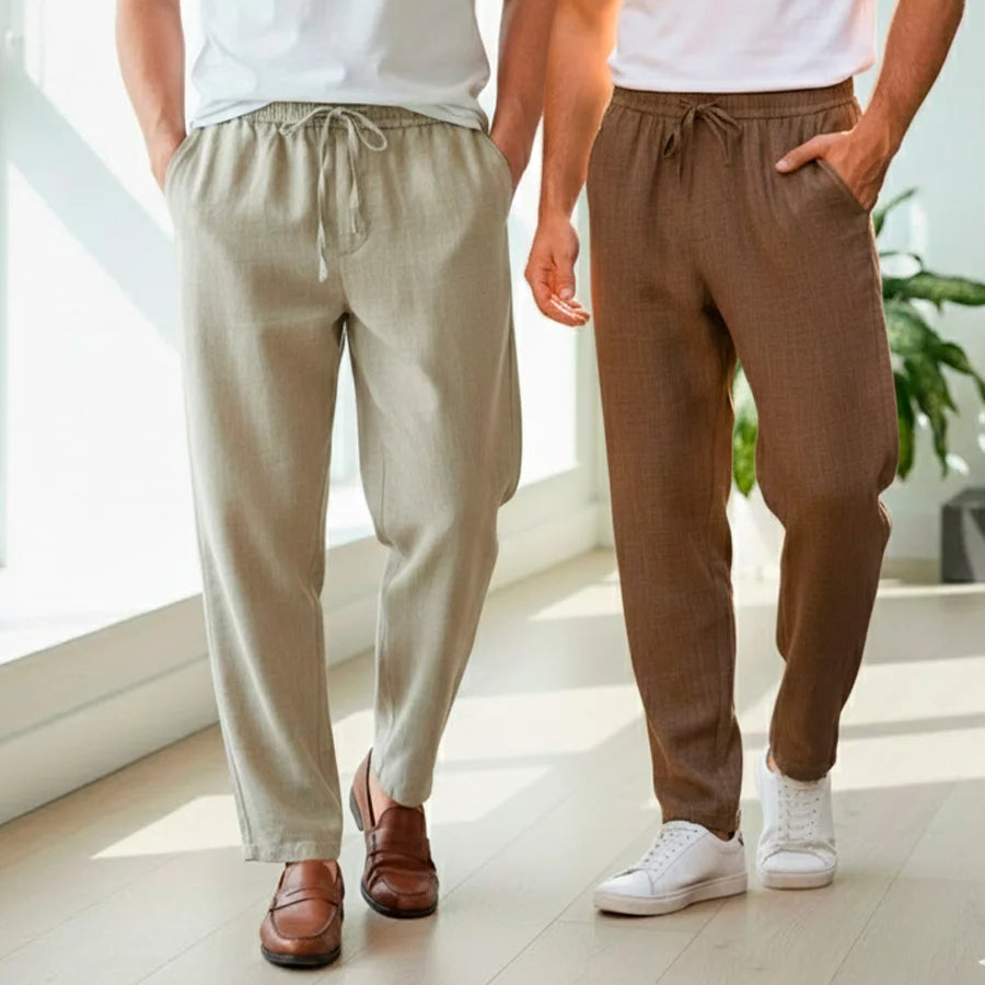 Kit 2 Pantalones Casuales para Hombre | Estilo Relax y Confort | Colores al Azar