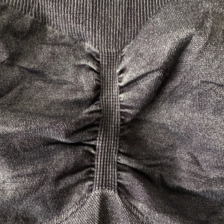 Conjunto Deportivo Seamless (Sin Costuras) de Short y Crop Top - Efecto Push Up Levanta Glúteos