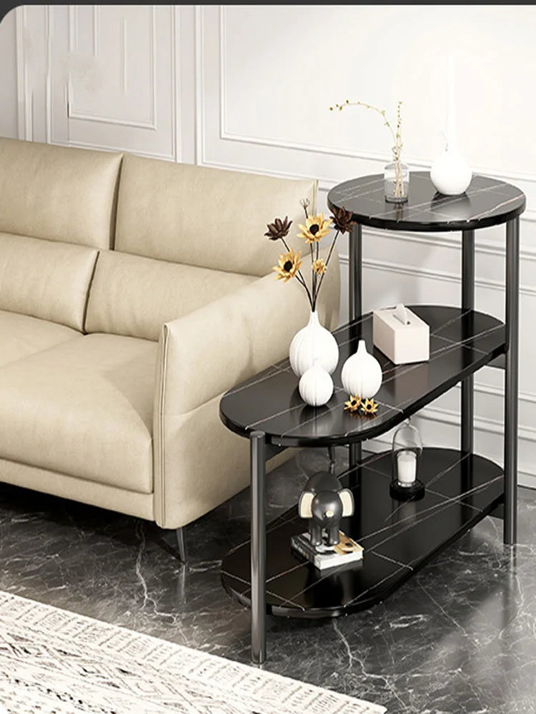 Mesa Minimalista Lateral Moderna Multiusos De 3 Niveles