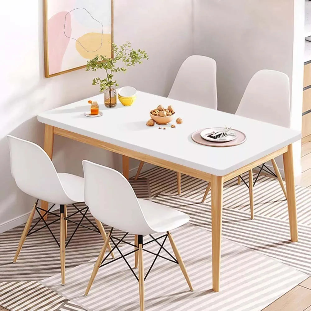 Mesa Para Comedor Moderno Minimalista Madera Mesas De Reunión Escritorio Para Computadora Escritorio De Oficina Mesas Laterales Mesas Para Jardin 100*60*75cm