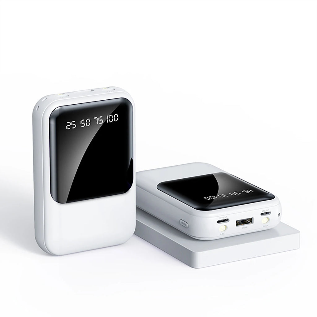 Power Bank Batería Portátil 20000mah YISEN Carga rápida Pantalla LED digital cargador portátil Con Luz LED