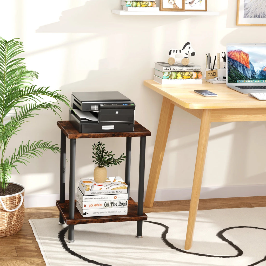 Mesa Auxiliar, Mueble Para Impresora Mesa Lateral Apilable Mesas Para Jardín Mesa De Centro Mesa Auxiliar Apilable Mesa De Noche Buró Para Recámara Mesa Auxiliar