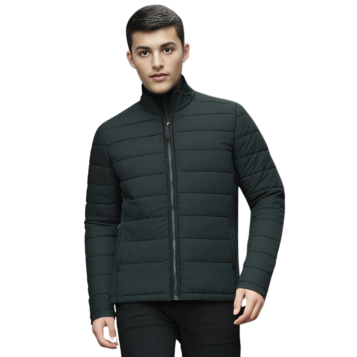 Chamarra Acolchada para Caballero, Temporada de lluvia o viento, Moda Casual y con Estilo para Caballero, Térmica y muy Cómoda