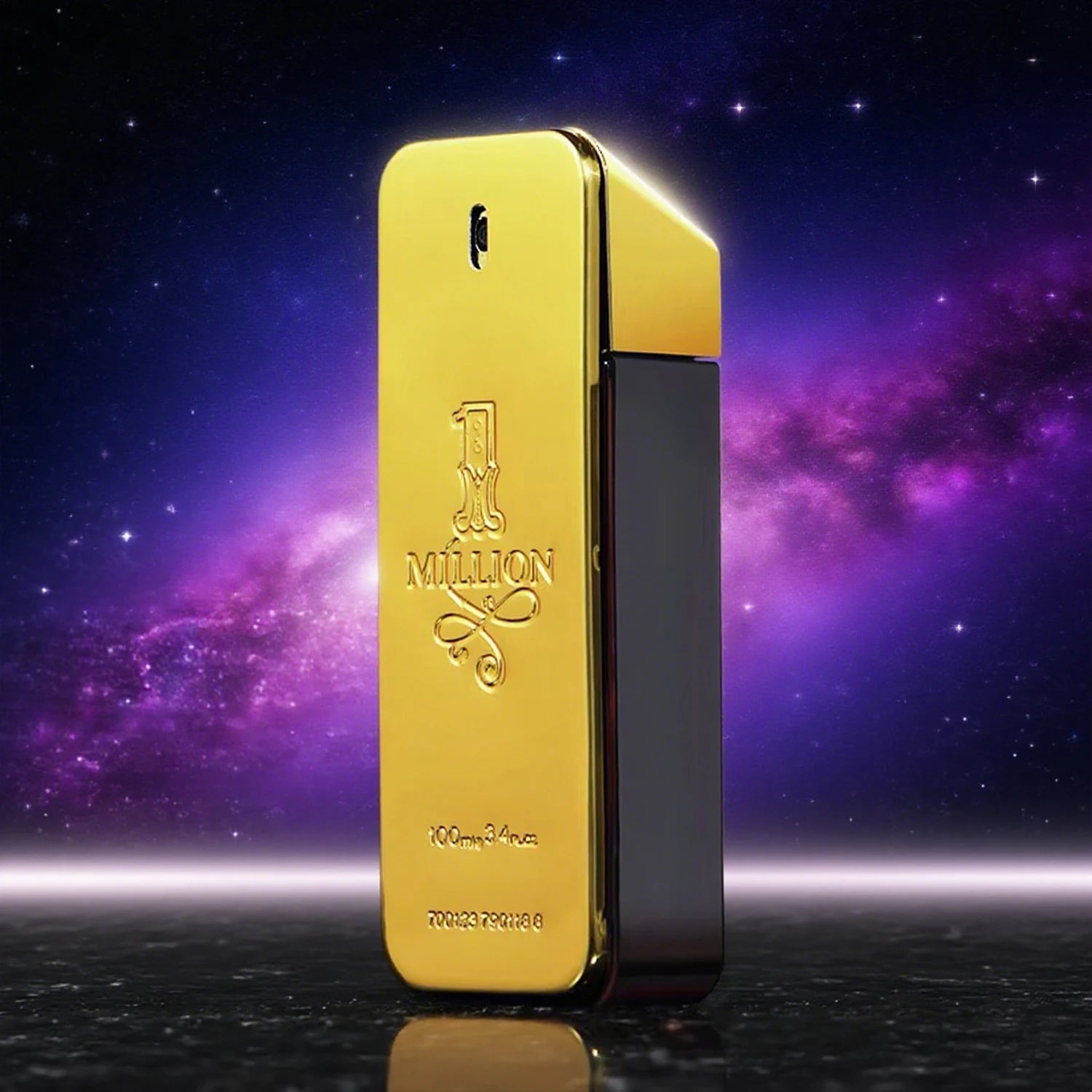 Perfume Golden Millionaire con extracto de ladrillo dorado, una fragancia amaderada masculina de larga duración, rica y masculina, 100 ml