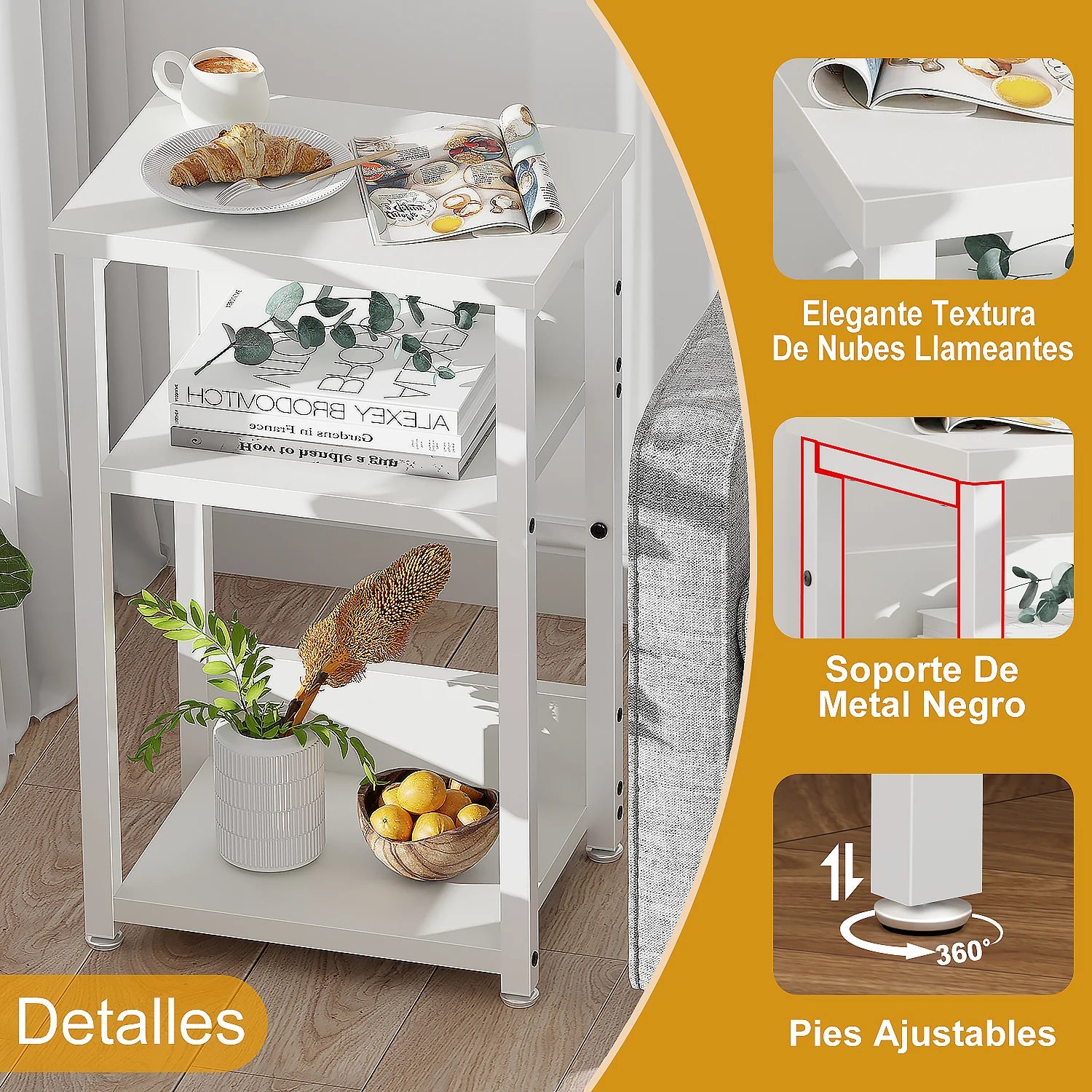 Mesa Auxiliar, Mesa De Noche Moderno, Pequena Mesa De Centro Mesas Para Jardín Mesas Laterales Para Sala Mesa De Centro