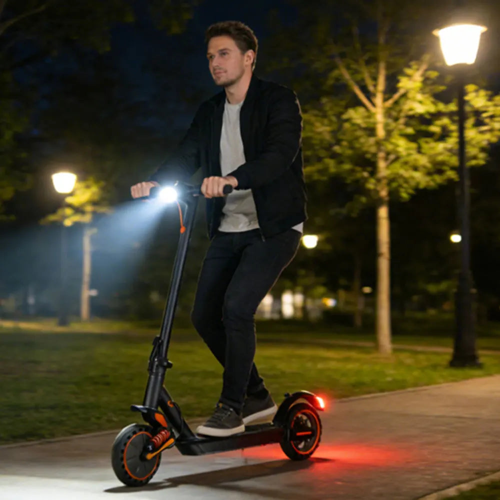 Patinete eléctrico plegable de 10.4AH con aplicación inteligente, hasta 30KM/H, con absorción de impactos, marca Mankeel, para adultos.