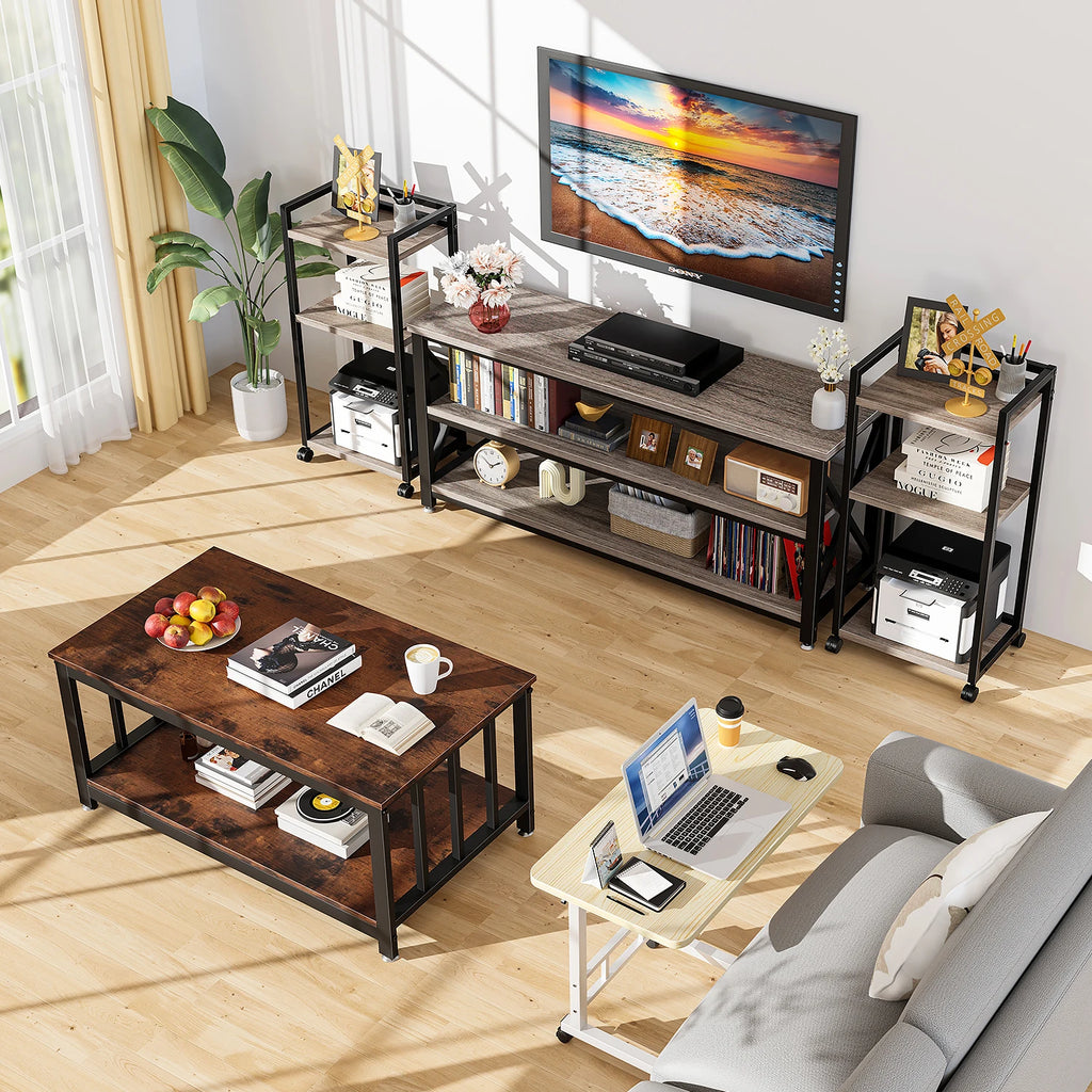 Mesas Laterales Con Ruedas Soportes Para Laptops Con Ruedas Y De Altura Ajustable,60x40x90cm Mesas De Reunión,mesas Laterales,ajustable Escritorio Mesas Para Jardin Altura Ajustable Mesa Laterales Escritorio