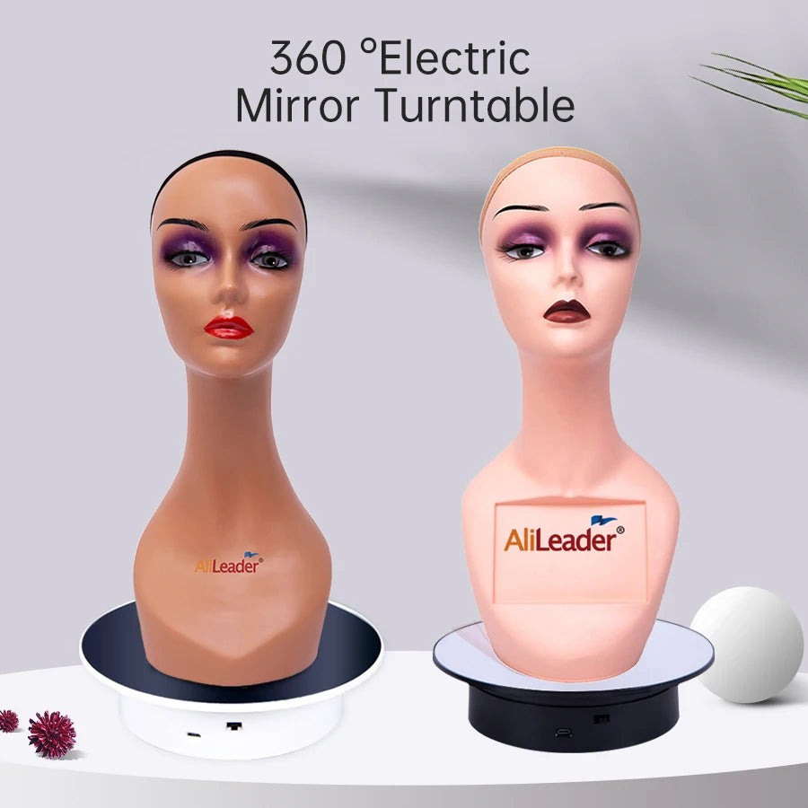 Soporte de cabeza de maniquí barato, maniquí de peluca realista, cabeza de maniquí sin hombros, cabeza de exhibición de maniquí, soporte de exhibición eléctrico