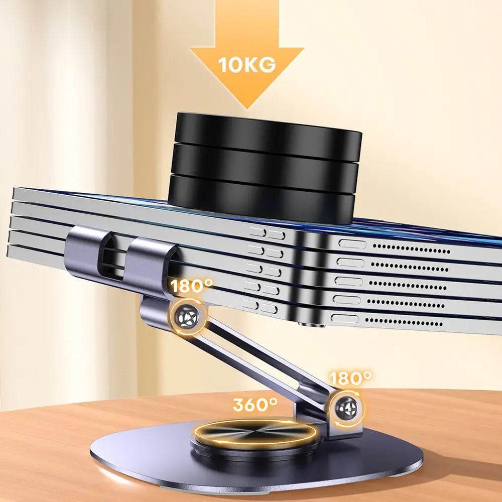 Soporte de teléfono móvil de escritorio metálico giratorio de 360° soporte de teléfono móvil de escritorio ajustable