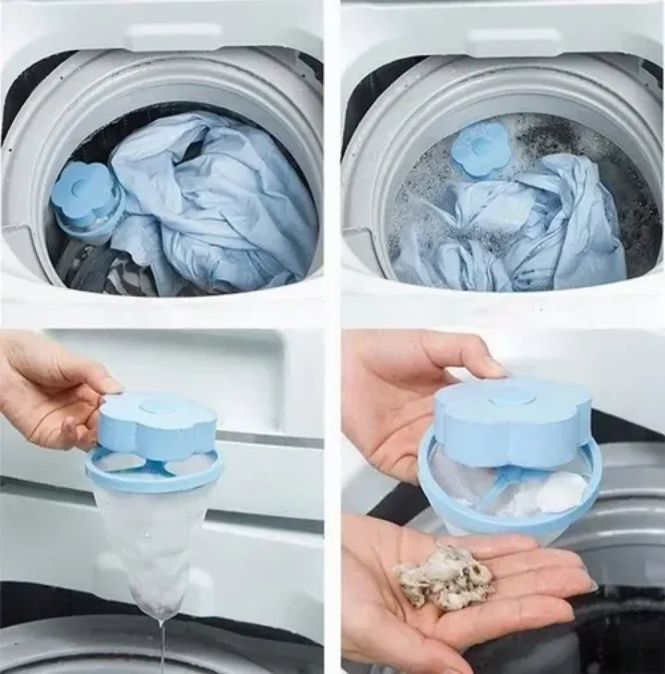 20pcs Filtro Pelo Reutilizable Para Lavadora Bolas Secadora Multicolor LAB.G