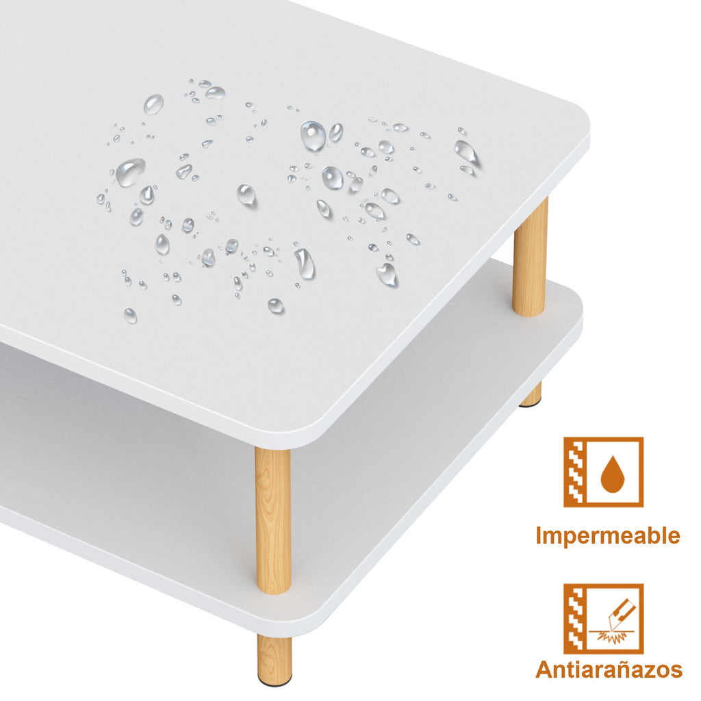 Mesa De Centro Moderna De Madera Mesas Laterales Para Sala Mesa De Centro Mesa Para Sala De Minimalista Y Moderna