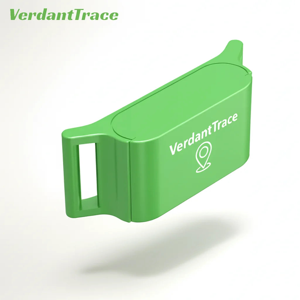 Rastreador de Mascotas VerdantTrace para Teléfonos Android e iOS, GPS 4G, Collar con Rastreador para Gatos y Perros, Rastreo en Tiempo Real, Localizador Antipérdida, Sin Suscripción
