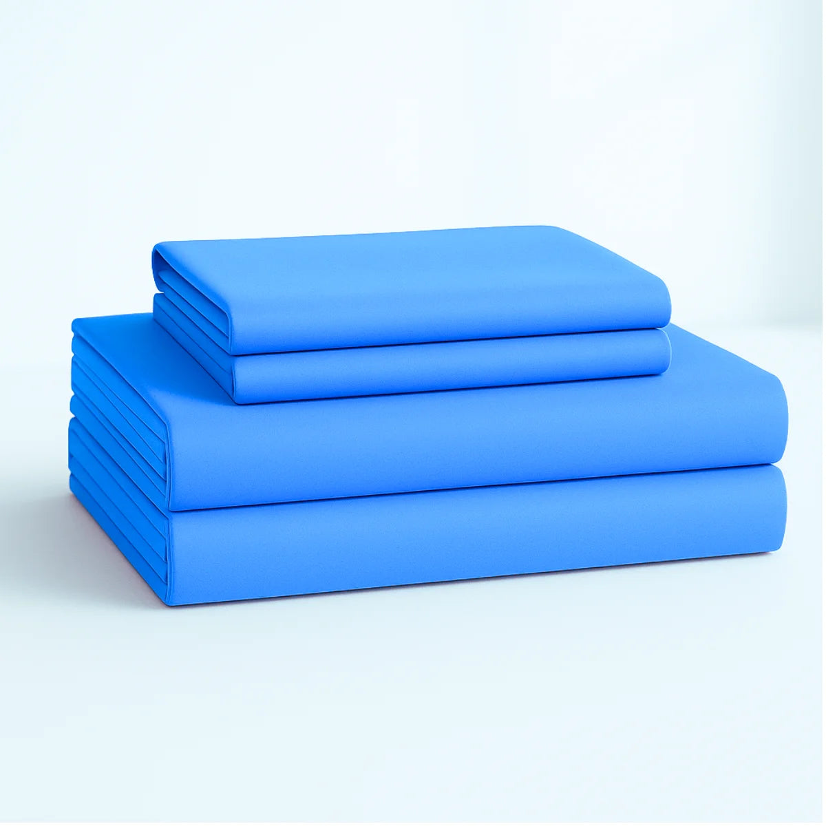 Juego de Sabanas para Cama, Sabana Bajera, Sabana Plana y Funda de Almohada, Cajon Amplio, 2800 Hilos, Premium Egipcian, Tamaño Individual, Matrimonial, Queen y King Size