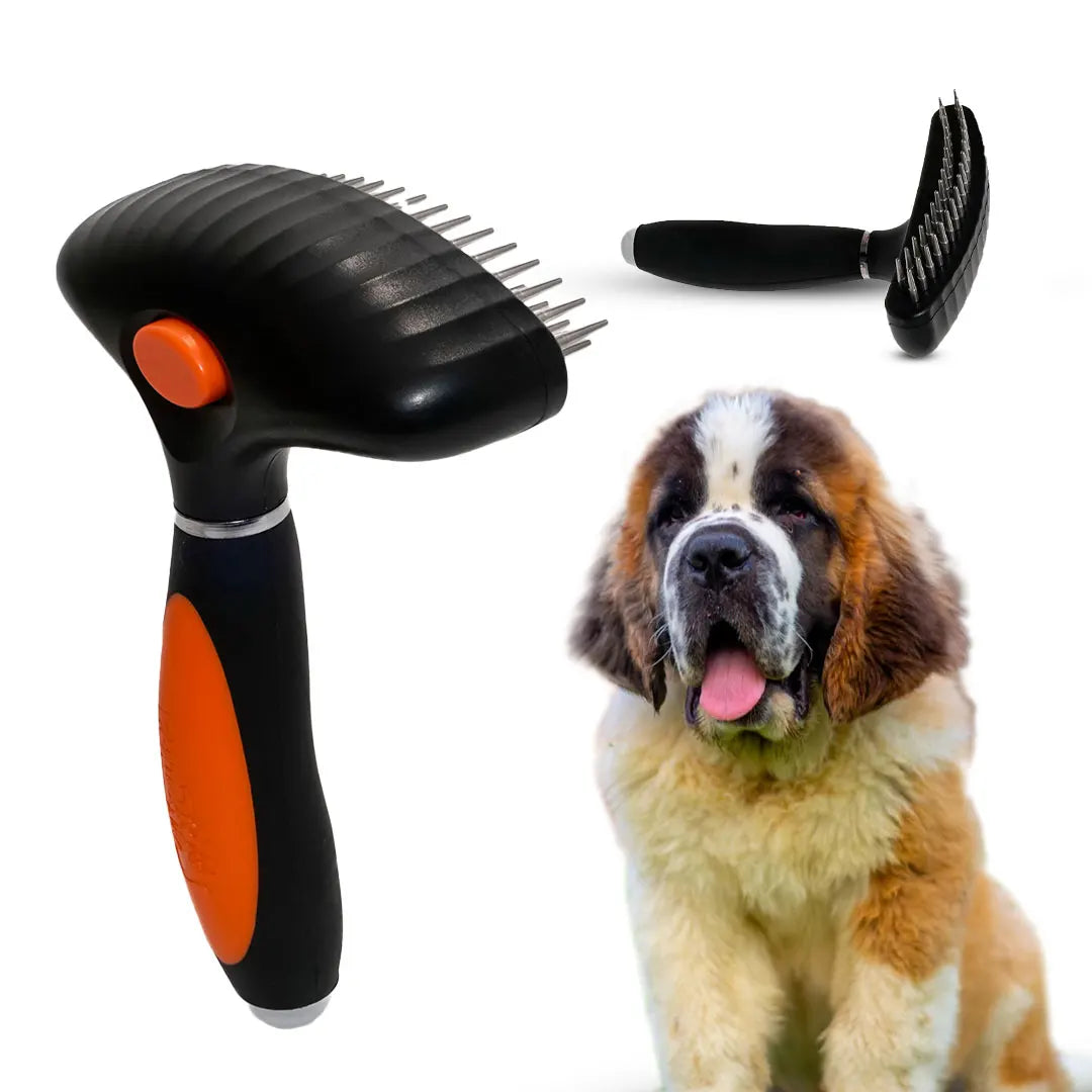 Cepillo Autolimpieza Deslanador Gran Calidad Mascotas Pelu2 para Perros