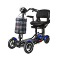 SUNNIGO Scooter Eléctrico Todoterreno de 4 Ruedas, Motor Dual de 500W, Batería de Litio de 36V 18Ah, Ligero, Plegable, Asiento Ajustable, Neumáticos Antideslizantes, Sistema de Frenos Seguro, Cómodo, Largo Alcance de 50km