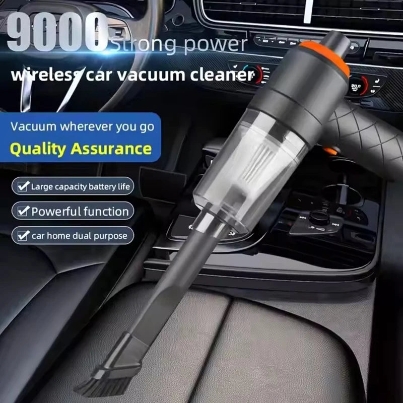 Aspirador de coche inalámbrico de 120W, aspirador portátil de mano inalámbrico para polvo, aspirador de alta potencia para el hogar, la Oficina y el coche