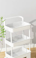 Carrito Organizador Estante Almacenaje 3 Niveles Con Ruedas 0808-1