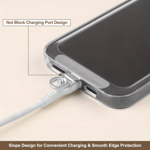 2 piezas de 360 °   Conectores giratorios de acero inoxidable para colgar teléfonos móviles, parches metálicos de seguridad para pulseras de teléfono móvil