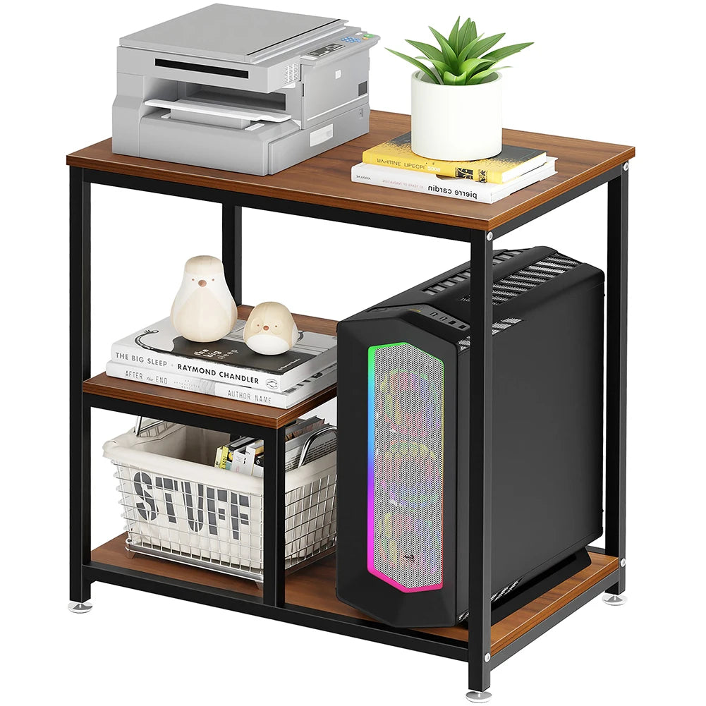 60*30cm Mesa Para Jardín, mesa Auxiliar, Mueble Para Impresora Mesa Auxiliar, Mueble Para Impresora Mesas Laterales Estante Mueble Organizador Con Ruedas Mesa Librero