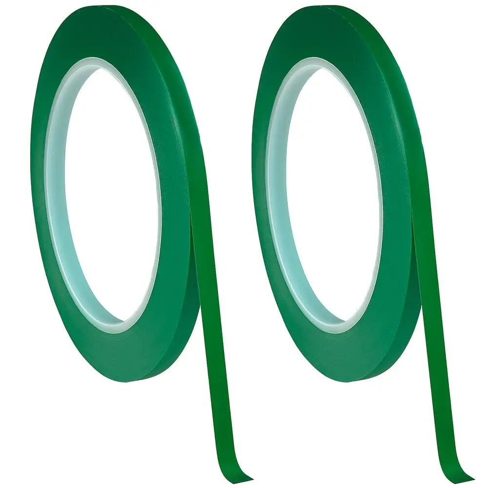 Cinta verde vinil 3mm precisa, MXVTG, Verde, Rollo 66m, 3mm Grosor, Vinil.