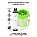 Cepillo de limpieza para patas de mascotas, fabricado con silicona suave y materiales inofensivos, seguro para las mascotas. Diseño portátil, ideal para limpiar las patas de mascotas medianas y pequeñas, fácil de usar y t