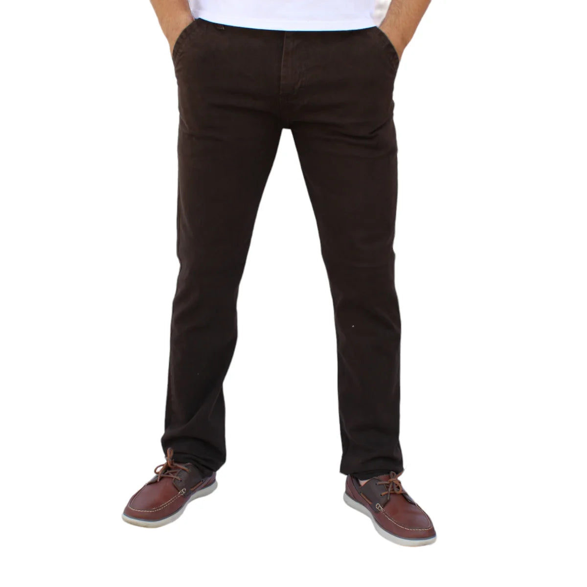 Pantalón Recto de Gabardina Stretch John Silver Jeans