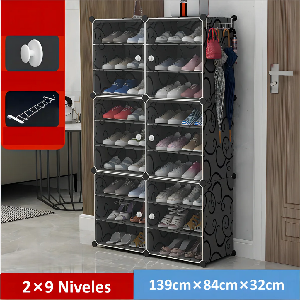 Zapatero Armable Mueble Moderno Cajas Organizadores Estante Económico